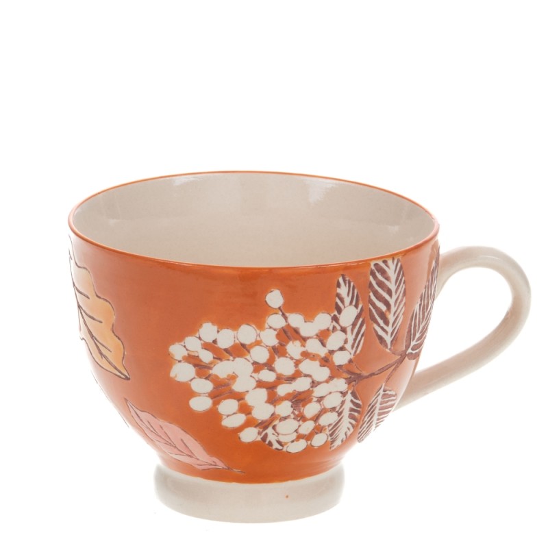 Tasse à thé avec sous tasse Ginkgo 20 cl (lot de 6)