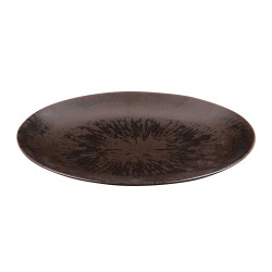 Assiette plate Onyx 27 cm (lot de 6)