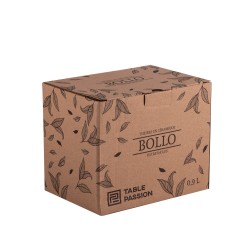 Théière + filtre Bollo 0.9 L gris