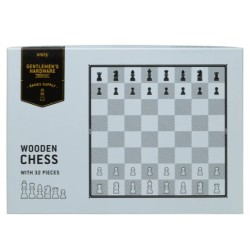 Jeu d'échecs en acacia