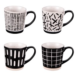 Coffret 4 mugs 34 cl Contempo