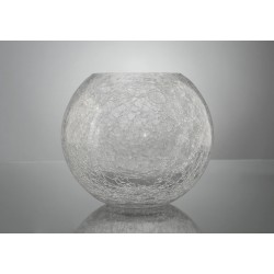 Vase boule craquelé 20 cm