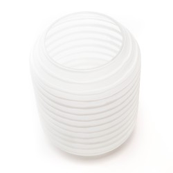 Vase Linea 26 cm blanc