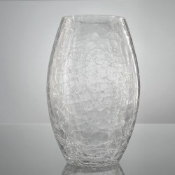 Vase haut craquelé 23 cm