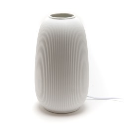 Lampe striée 24 cm