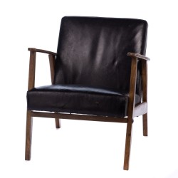 Fauteuil William en cuir