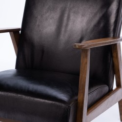 Fauteuil William en cuir