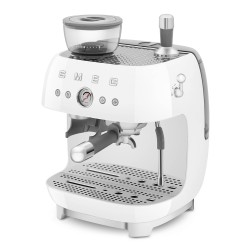 Machine à café combinée Expresso Années 50 blanc
