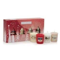 Coffret de Noël 2023 avec 4 bougies votives