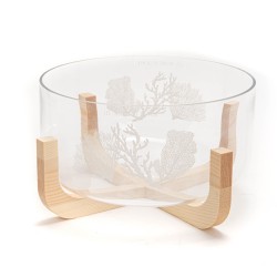 Saladier verre Coralie 24 cm 