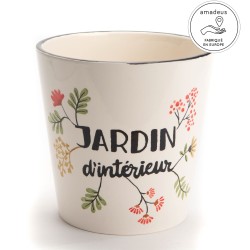 Cache pot jardin d'intérieur 