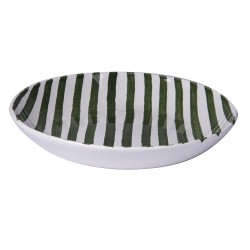 Assiette creuse Santiago vert 22 cm (lot de 6)