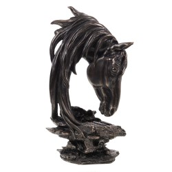 Tête de cheval bronze