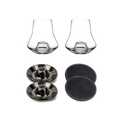 Coffret duo set whisky avec socles rafraichissants