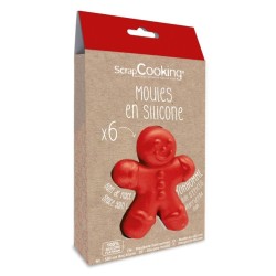 6 Moules Silicone Individuels Ginger 