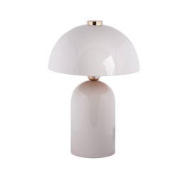 Lampe en métal blanc 47 cm