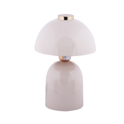 Lampe en métal blanc 32 cm