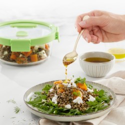 Boîte hermétique de 950 ml en verre
