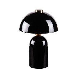 Lampe en métal noir 39 cm