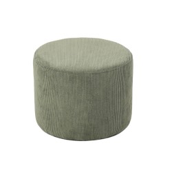 Pouf Velvet kaki