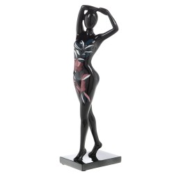 Statue femme Romane noire...