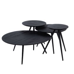 Set de 4 tables basses Bengal