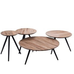 Set de 4 tables basses...