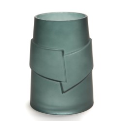 Vase iconique 20 cm vert mat 