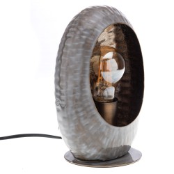 Petite Lampe cocon taupe