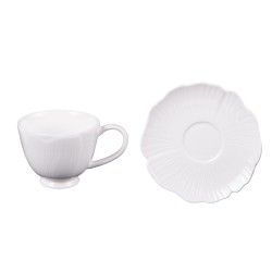 Tasse à thé avec sous tasse 20 cl Ginkgo (lot de 6)