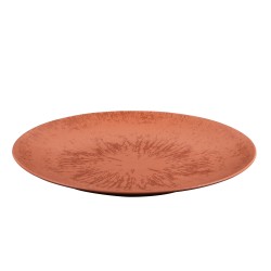 Assiette plate Onyx 27 cm Terracotta (lot de 6)