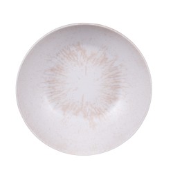 Coupelle Onyx 17 cm crème (lot de 6)