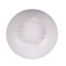 Assiette à pates Onyx 27 cm crème (lot de 6)