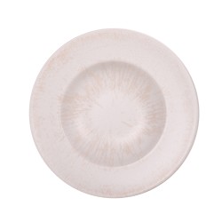 Assiette à pates 27 cm Onyx crème (lot de 6)