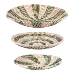 Set de 3 coupes jonc vert