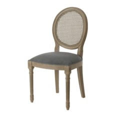 Chaise Médaillon gris 