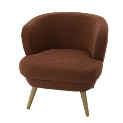 Fauteuil Dagmard Brique