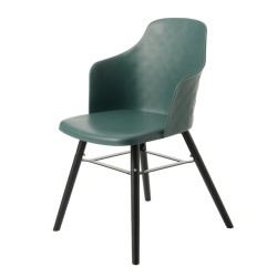 Fauteuil vert Coque