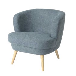 Fauteuil bleu Dagmard