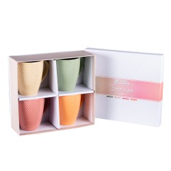 Coffret de 4 mugs Sunrise 35 cl