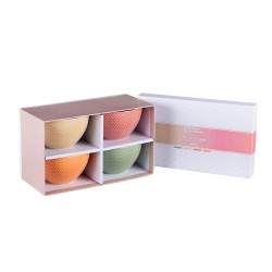 Coffret de 4 coupelles Sunrise 11,5 cm