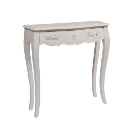 Petite console blanc cassé...