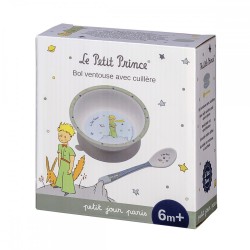 Bol ventouse avec cuillère Petit Prince