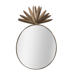 Miroir Ananas doré 69 cm