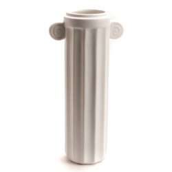 Vase colonne blanc 31 cm