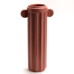 Vase colonne terracotta 31 cm