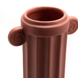 Vase colonne terracotta 31 cm