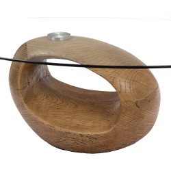 Table basse Rocher en chêne