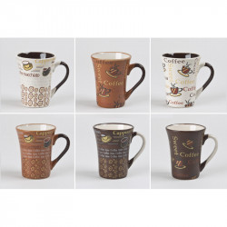 Coffret 6 tasses Collector 15 cl décors assortis