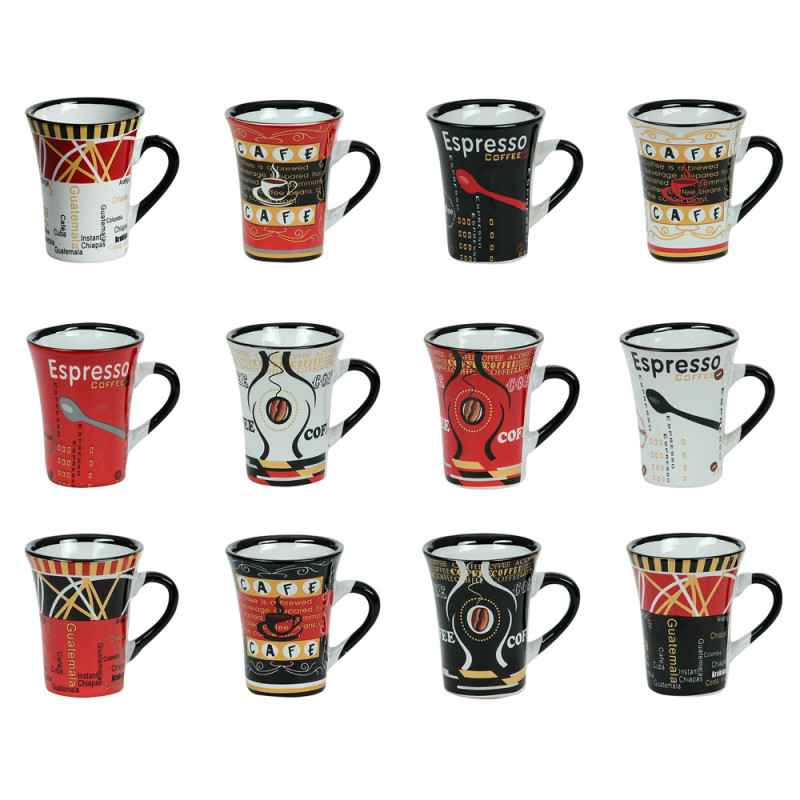 Boîte de rangement pour tasses et tasses, contient 12 tasses à café et  tasses à